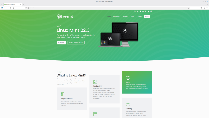 Linux Mint - video